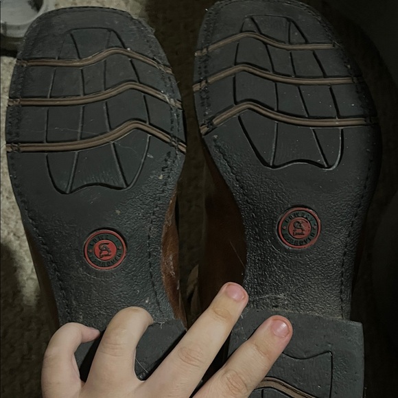 Laredo Brown Western Cowboy Boots - Picture 3 of 6